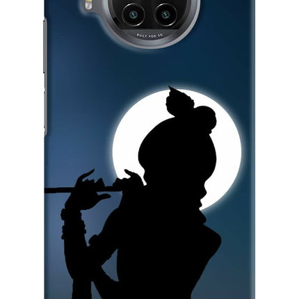 Shri Krishna Silhouette Mi 10i Hard Case Back Cover by Casekaro