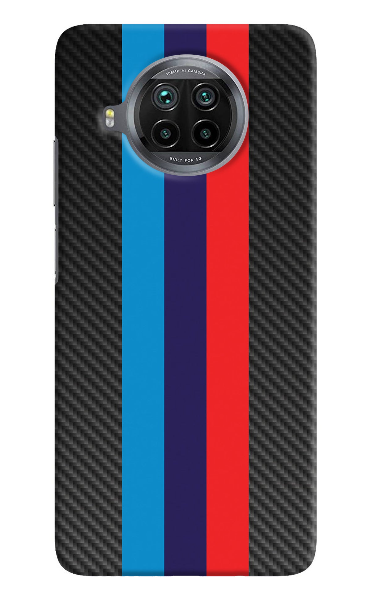 BMW Stripes Pattern Mi 10i Back Cover