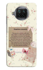 Hopeless Romantic Mi 10i Hard Case Back Cover by Casekaro