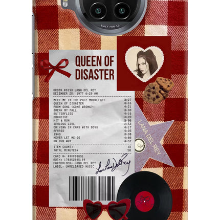 Queen of Disaster Mi 10i Hard Case Back Cover by Casekaro