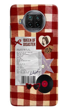Queen of Disaster Mi 10i Hard Case Back Cover by Casekaro