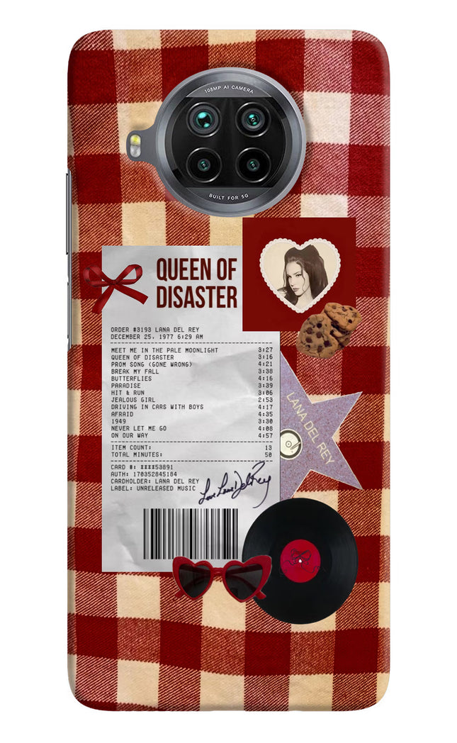 Queen of Disaster Mi 10i Hard Case Back Cover by Casekaro