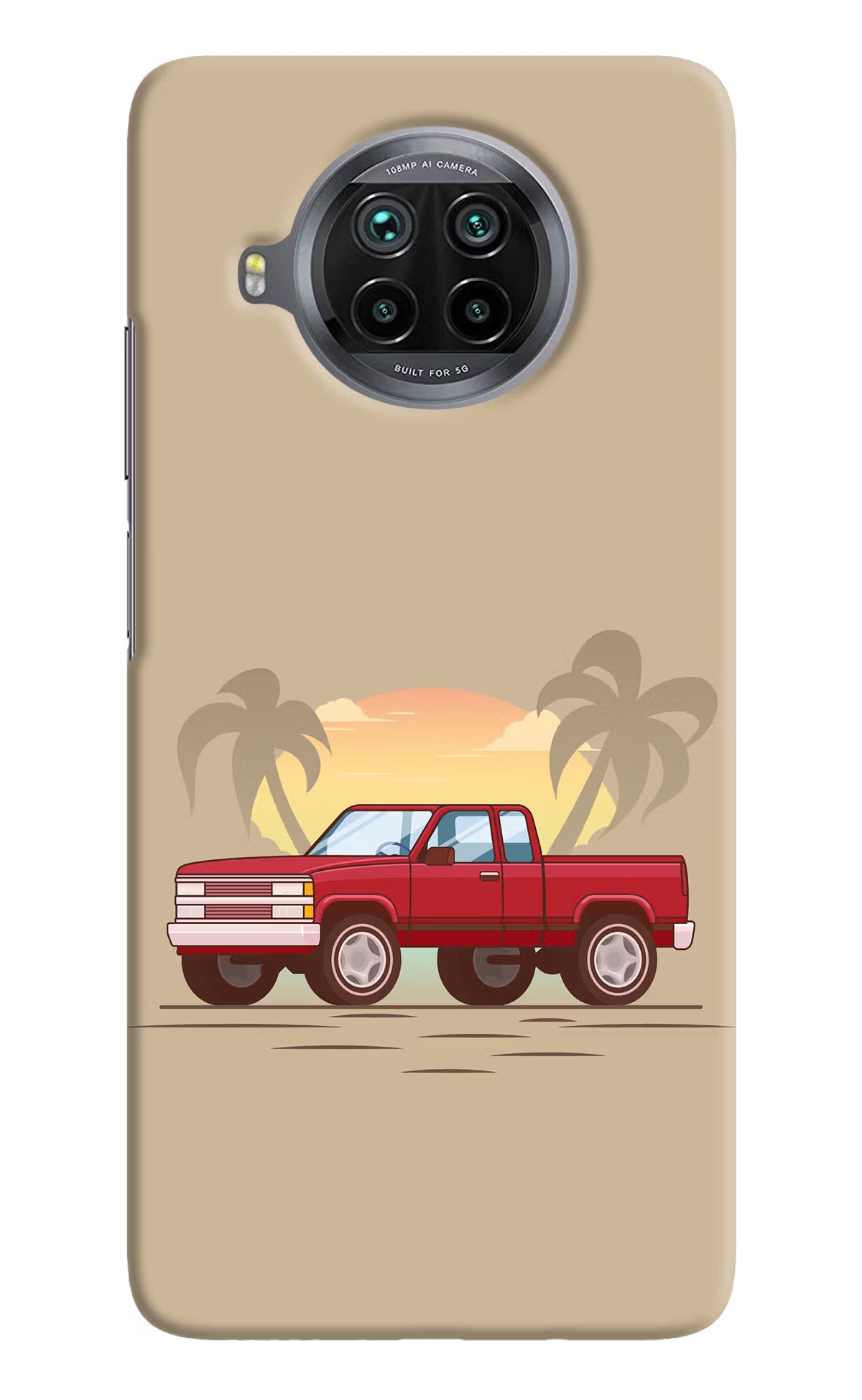 Desert Classic Drive Mi 10i Hard Case Back Cover by Casekaro