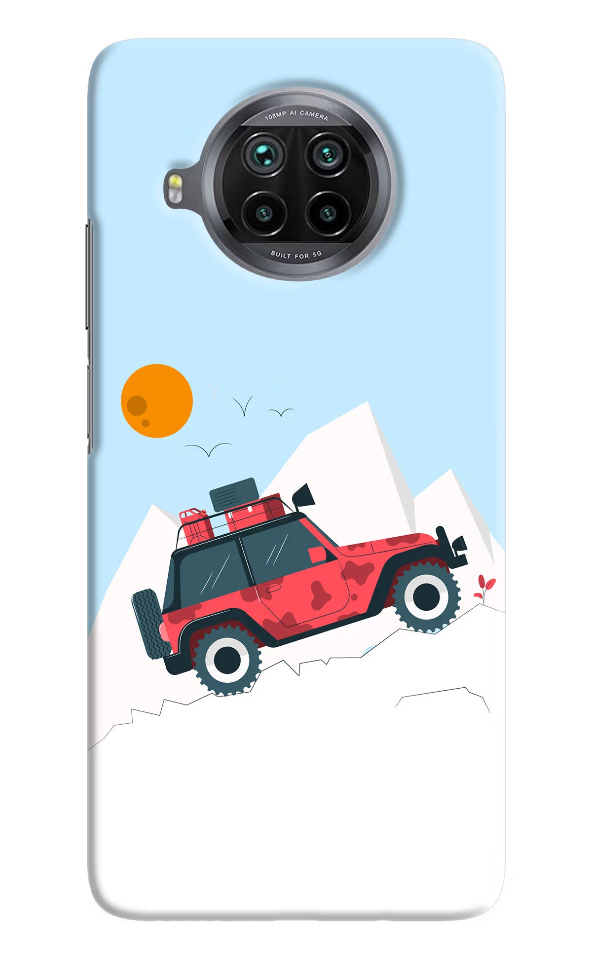 Mountain Trail Beast Mi 10i Hard Case Back Cover by Casekaro