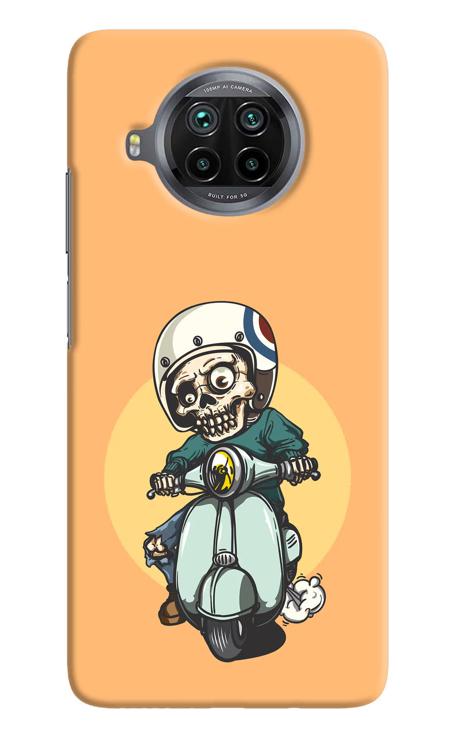 Undead Biker Mi 10i Back Cover, Hard case