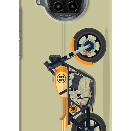 Vertical Speedster Mi 10i Hard Case Back Cover by Casekaro