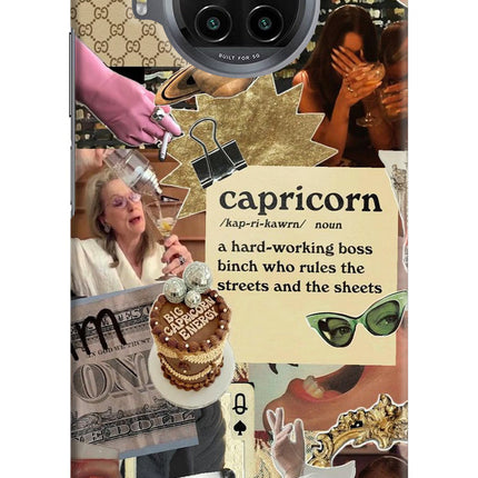 Capricorn Zodiac Mi 10i Hard Case Back Cover by Casekaro