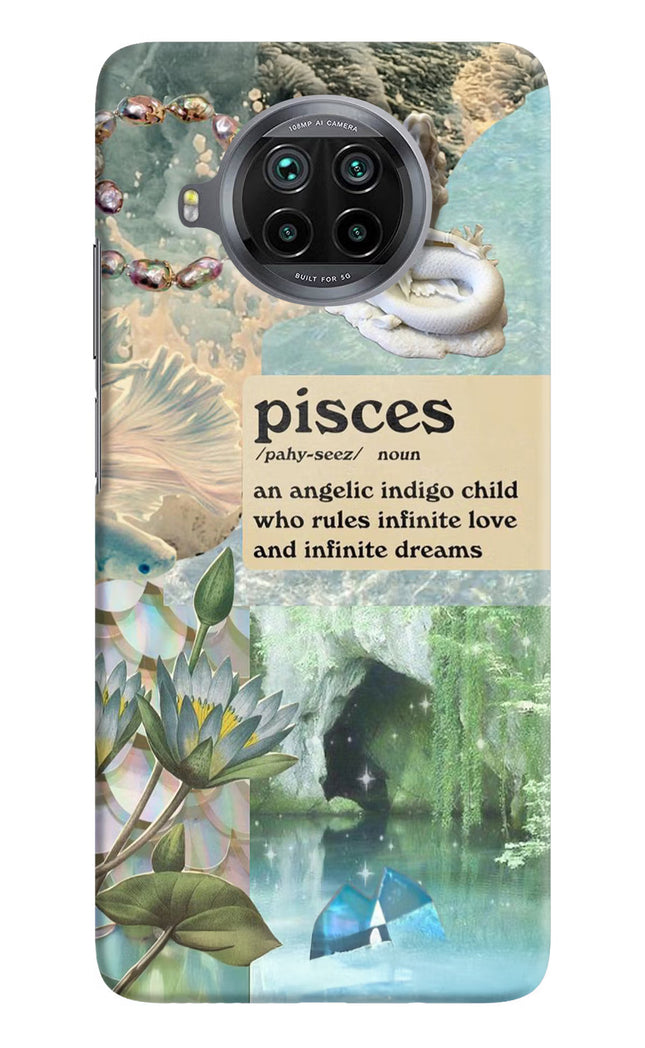 Pisces Zodiac Mi 10i Hard Case Back Cover by Casekaro