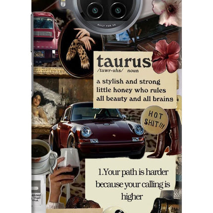 Taurus Zodiac Mi 10i Hard Case Back Cover by Casekaro