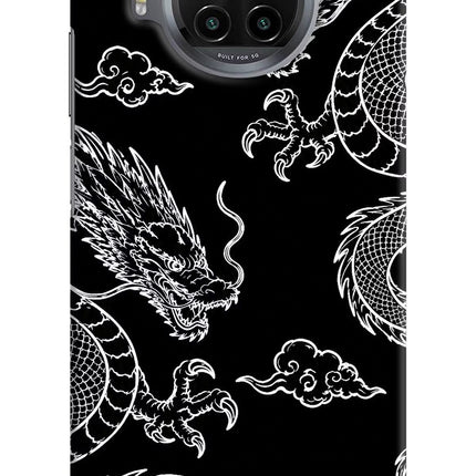 Twin Dragons Mi 10i Hard Case Back Cover by Casekaro