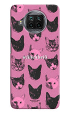 Pink Cats Mi 10i Hard Case Back Cover by Casekaro