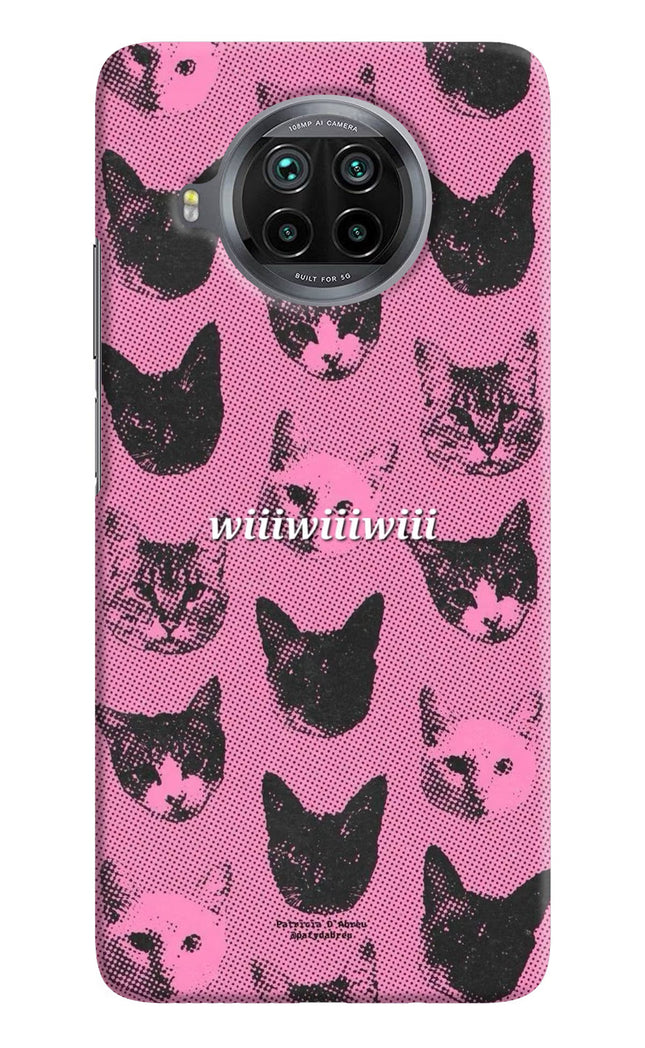 Pink Cats Mi 10i Hard Case Back Cover by Casekaro