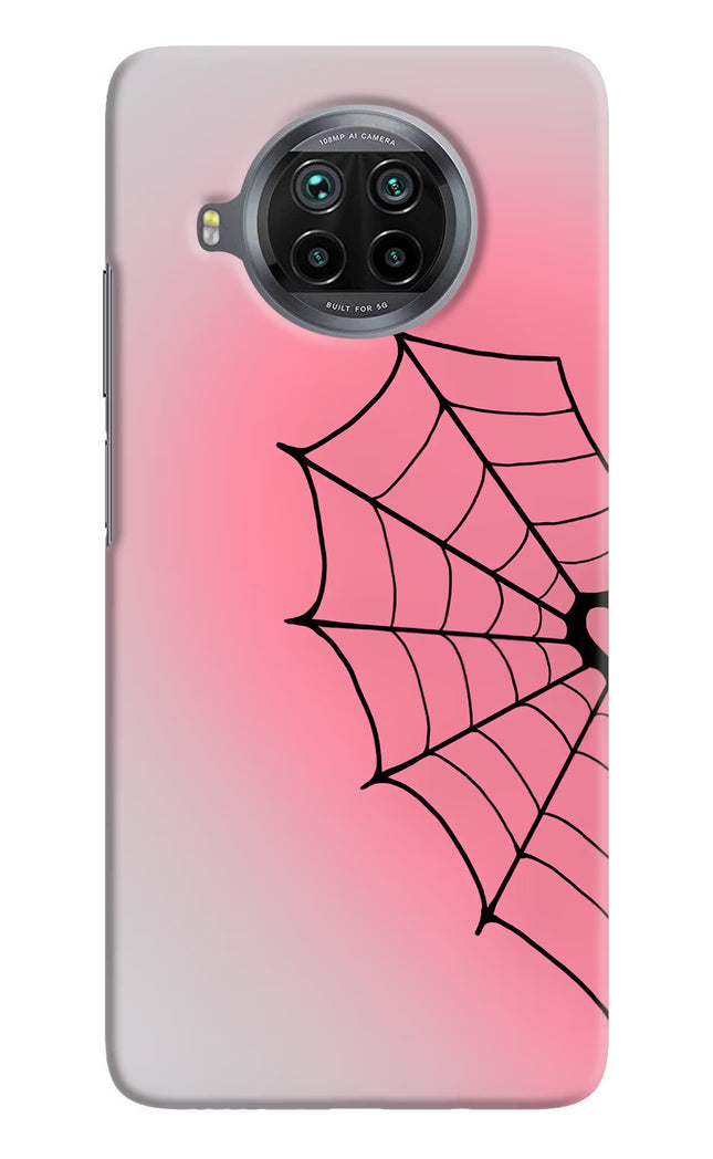Pink Web Mi 10i Hard Case Back Cover by Casekaro