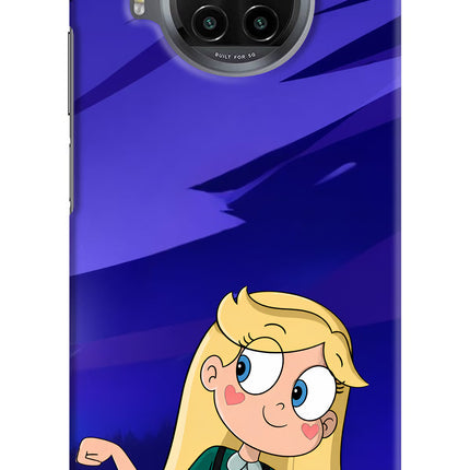 Star Glow Mi 10i Hard Case Back Cover by Casekaro