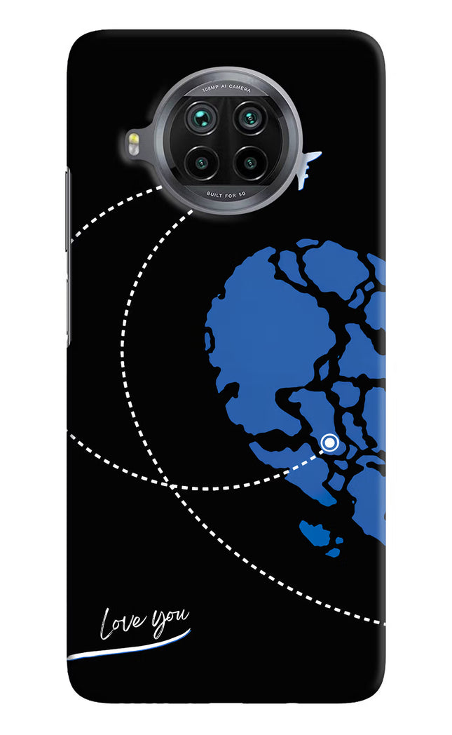 Love Orbit Mi 10i Hard Case Back Cover by Casekaro