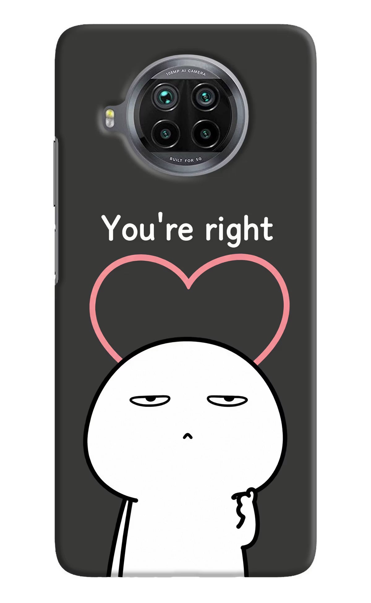 You're Right Mi 10i Back Cover