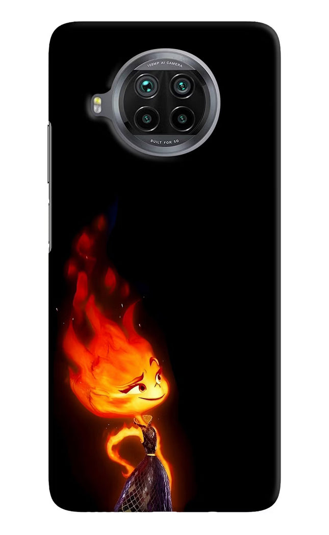 Ember Flame Mi 10i Hard Case Back Cover by Casekaro