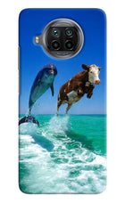 Dolphin vs Cow Mi 10i Hard Case Back Cover by Casekaro