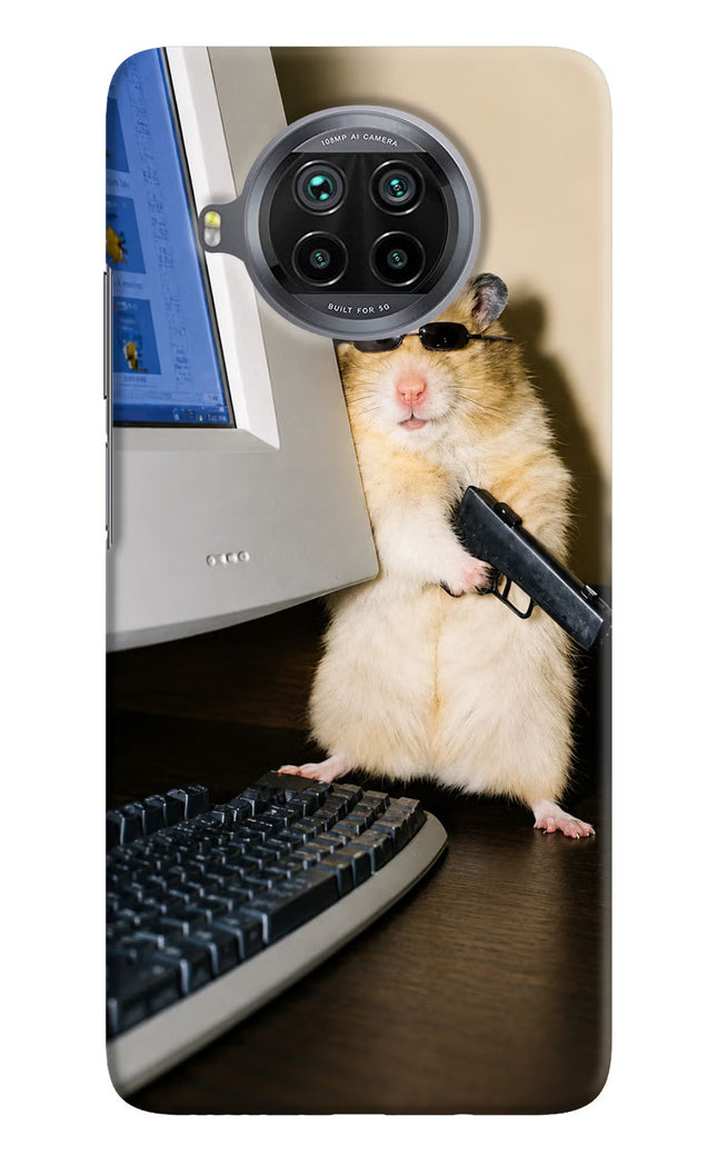 Hacker Hamster Mi 10i Hard Case Back Cover by Casekaro