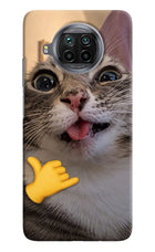 Silly Cat Call Mi 10i Hard Case Back Cover by Casekaro