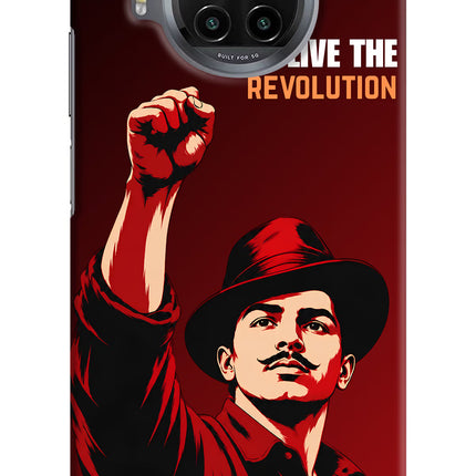 Bhagat Singh Revolution Mi 10i Hard Case Back Cover by Casekaro
