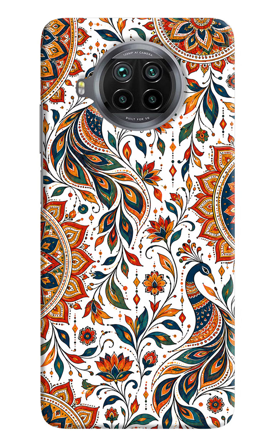 White Mayura Mi 10i Back Cover, Hard case