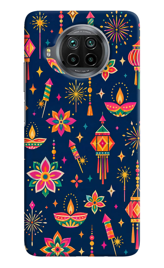 Festive Pop Mi 10i Hard Case Back Cover by Casekaro