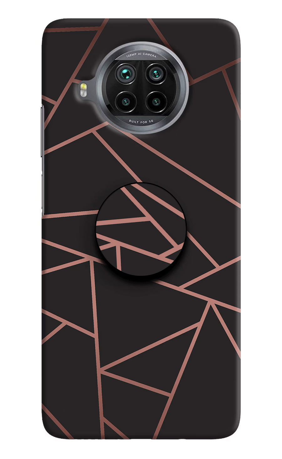 Geometric Pattern Mi 10i Pop Case, Hard case