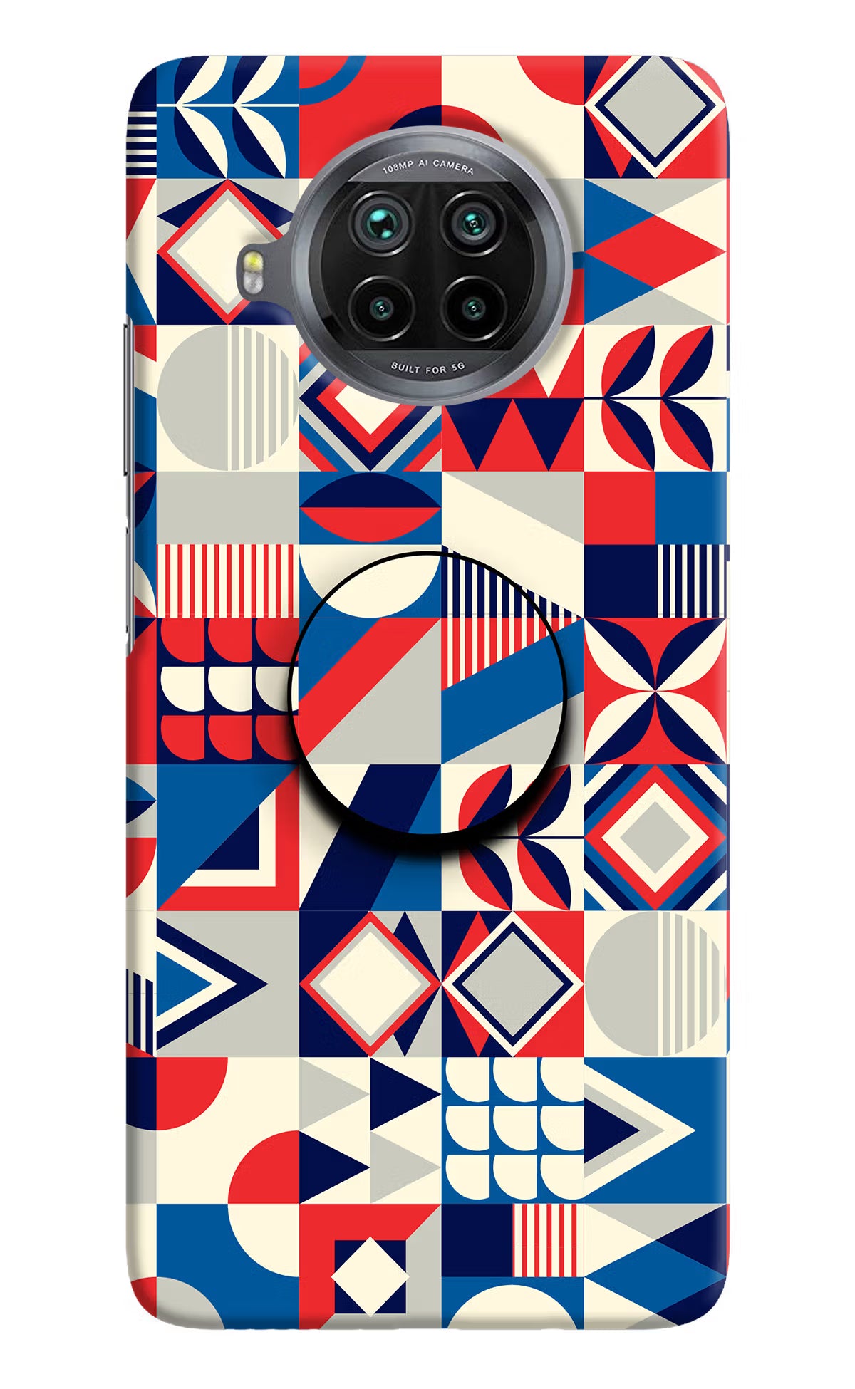 Colorful Pattern Mi 10i Pop Case by Casekaro