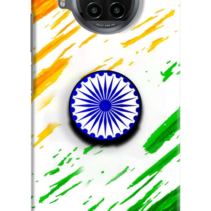 Indian Flag Ashoka Chakra Mi 10i Pop Case by Casekaro