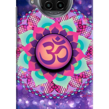 Om Purple Mi 10i Pop Case by Casekaro