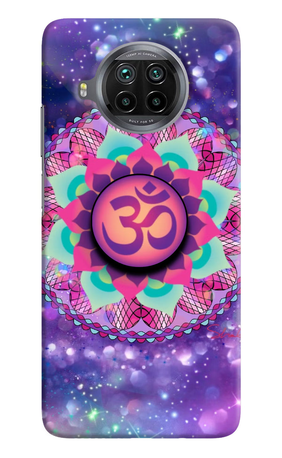 Om Purple Mi 10i Pop Case, Hard case