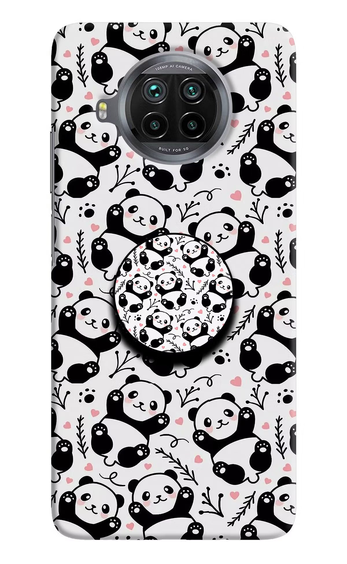 Cute Panda Mi 10i Pop Case by Casekaro