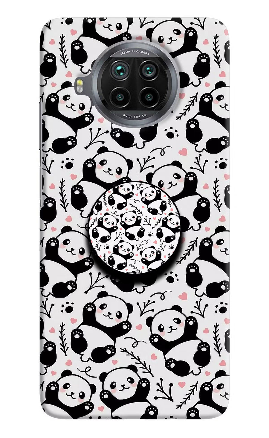 Cute Panda Mi 10i Pop Case, Hard case