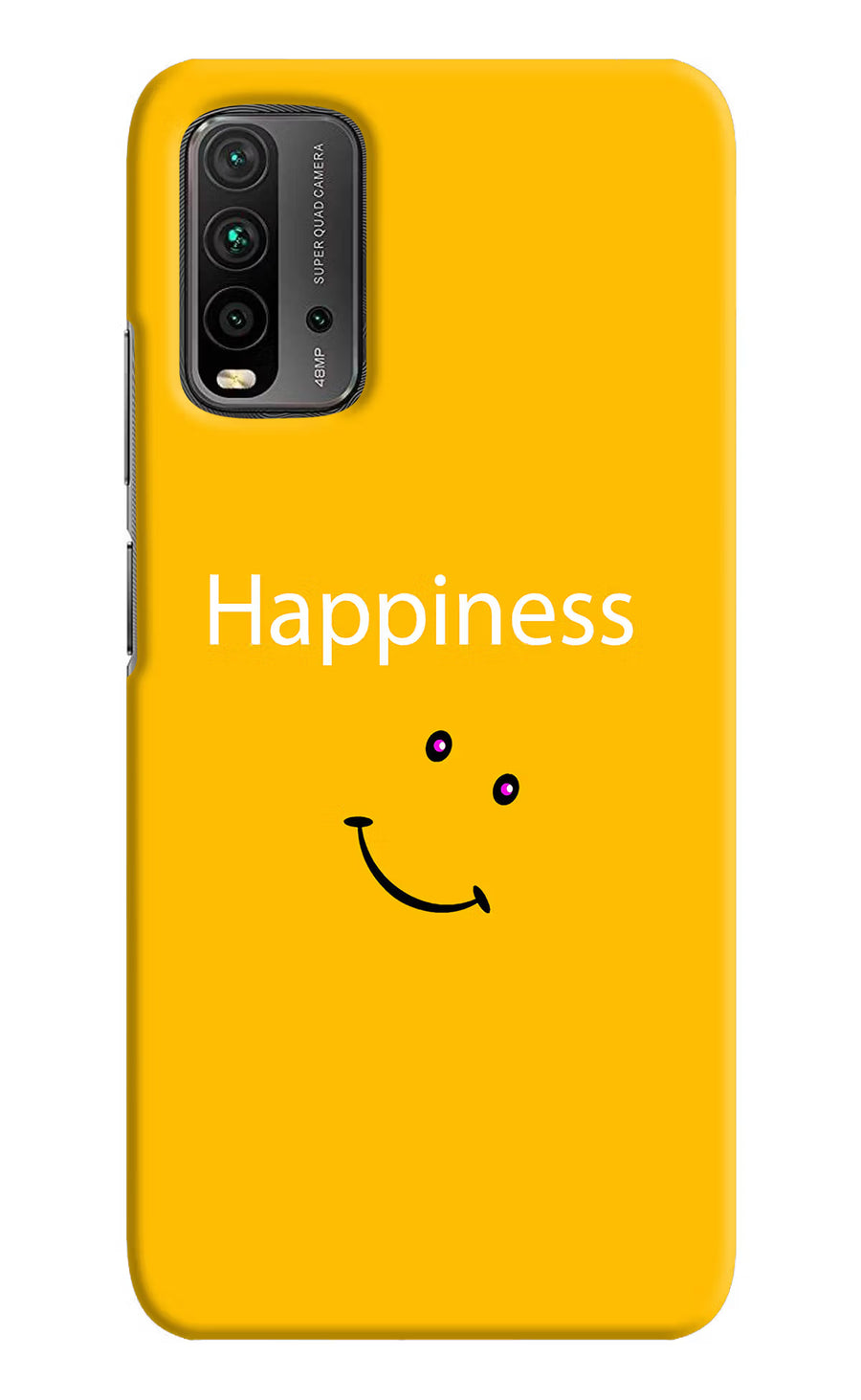 Happiness With Smiley Redmi 9 Power Back Cover, Hard case