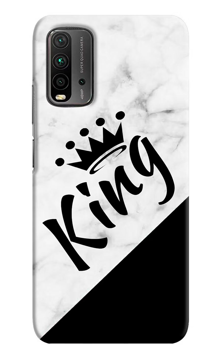 King Redmi 9 Power Back Cover, Hard case