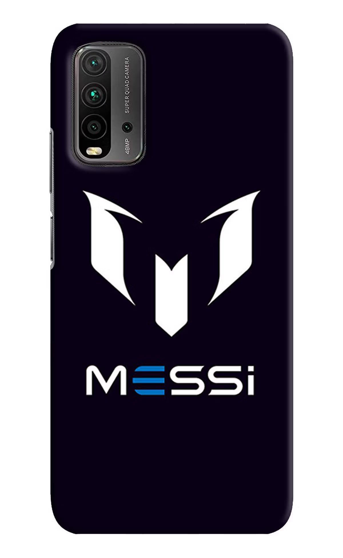 Messi Logo Redmi 9 Power Hard Case Back Cover by Casekaro