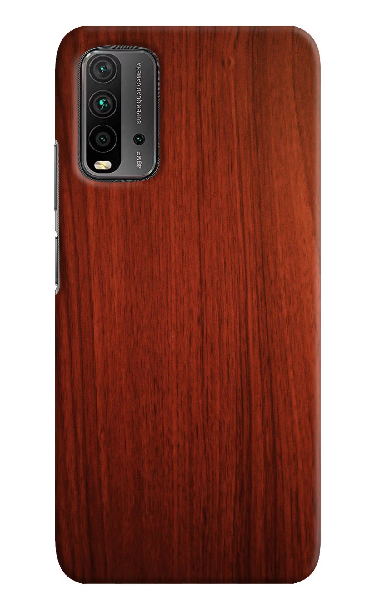 Wooden Plain Pattern Redmi 9 Power Hard Case Back Cover by Casekaro
