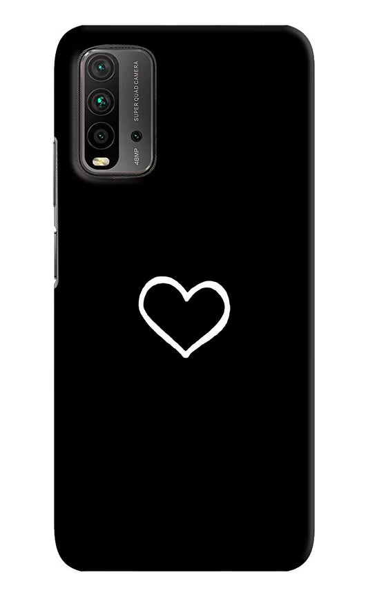 Heart Redmi 9 Power Hard Case Back Cover by Casekaro