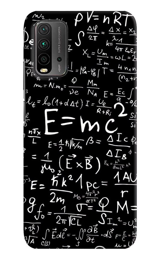 Physics Formula Redmi 9 Power Hard Case Back Cover by Casekaro