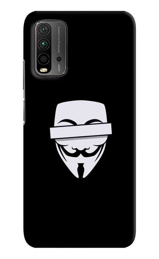 Anonymous Face Redmi 9 Power Hard Case Back Cover by Casekaro