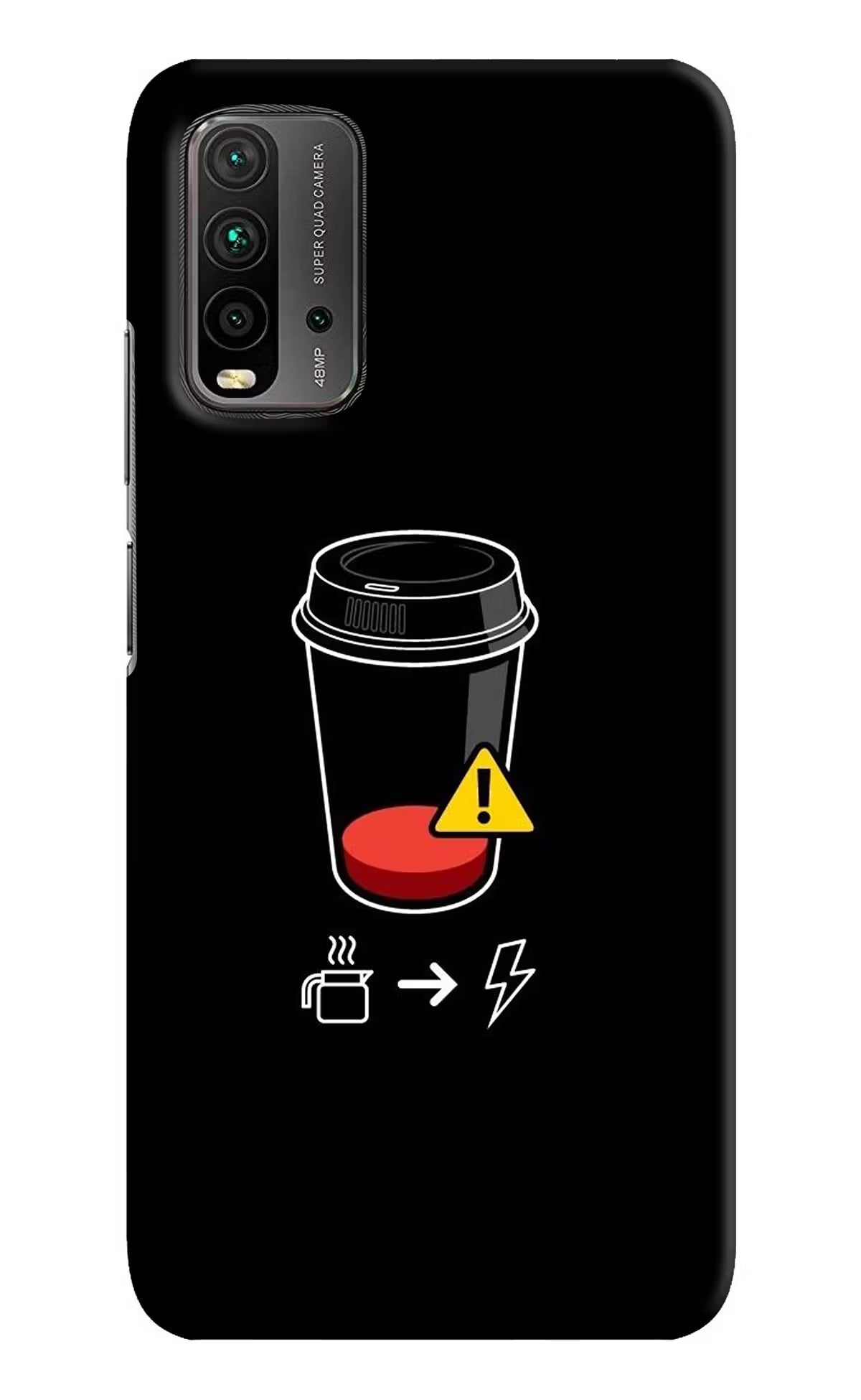 Coffee Redmi 9 Power Hard Case Back Cover by Casekaro