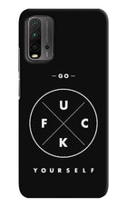 Go Fuck Yourself Redmi 9 Power Hard Case Back Cover by Casekaro
