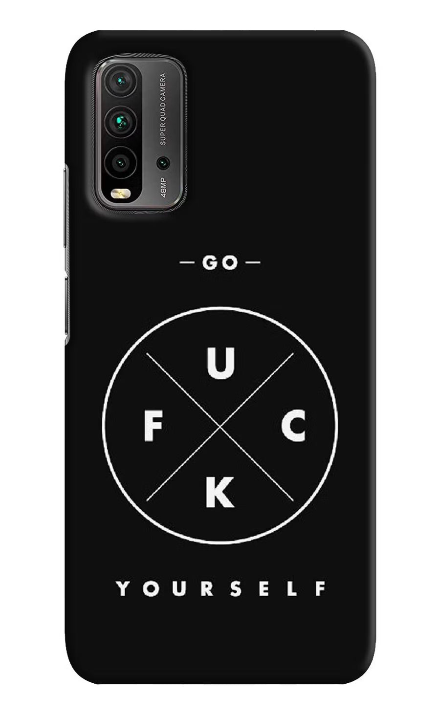 Go Fuck Yourself Redmi 9 Power Back Cover, Hard case