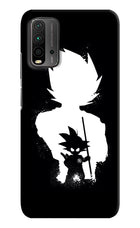 Goku Shadow Redmi 9 Power Hard Case Back Cover by Casekaro