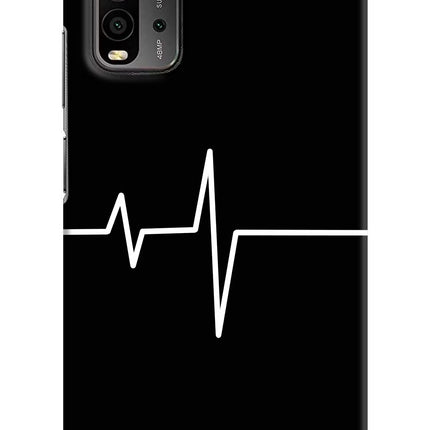 Heart Beats Redmi 9 Power Hard Case Back Cover by Casekaro