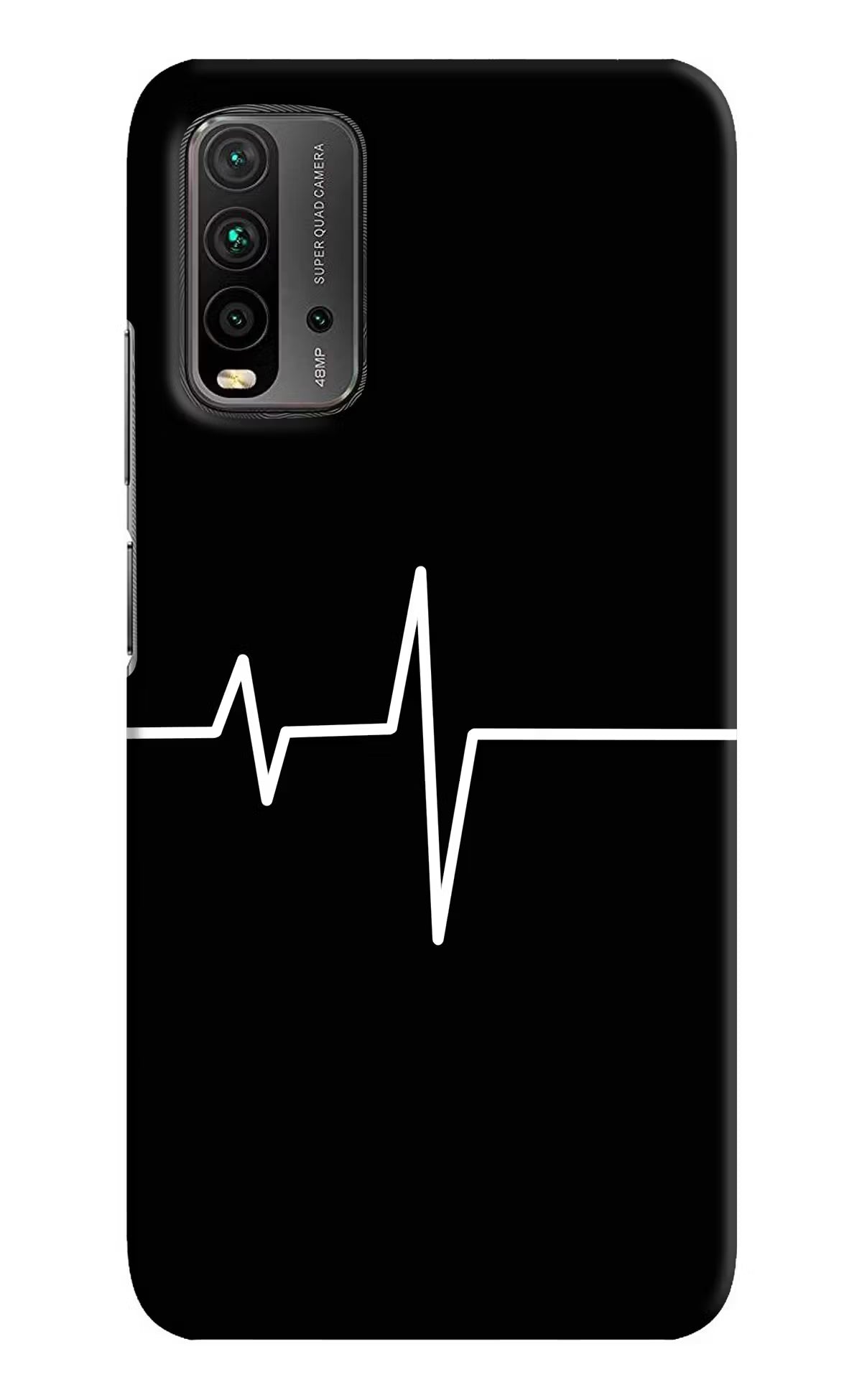 Heart Beats Redmi 9 Power Hard Case Back Cover by Casekaro