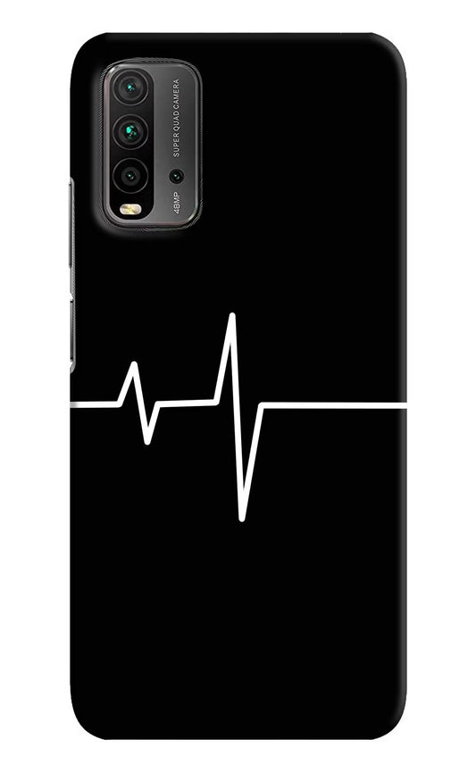 Heart Beats Redmi 9 Power Hard Case Back Cover by Casekaro