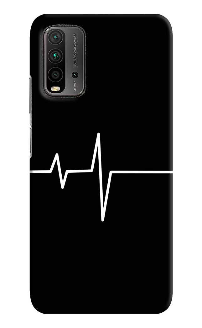 Heart Beats Redmi 9 Power Hard Case Back Cover by Casekaro