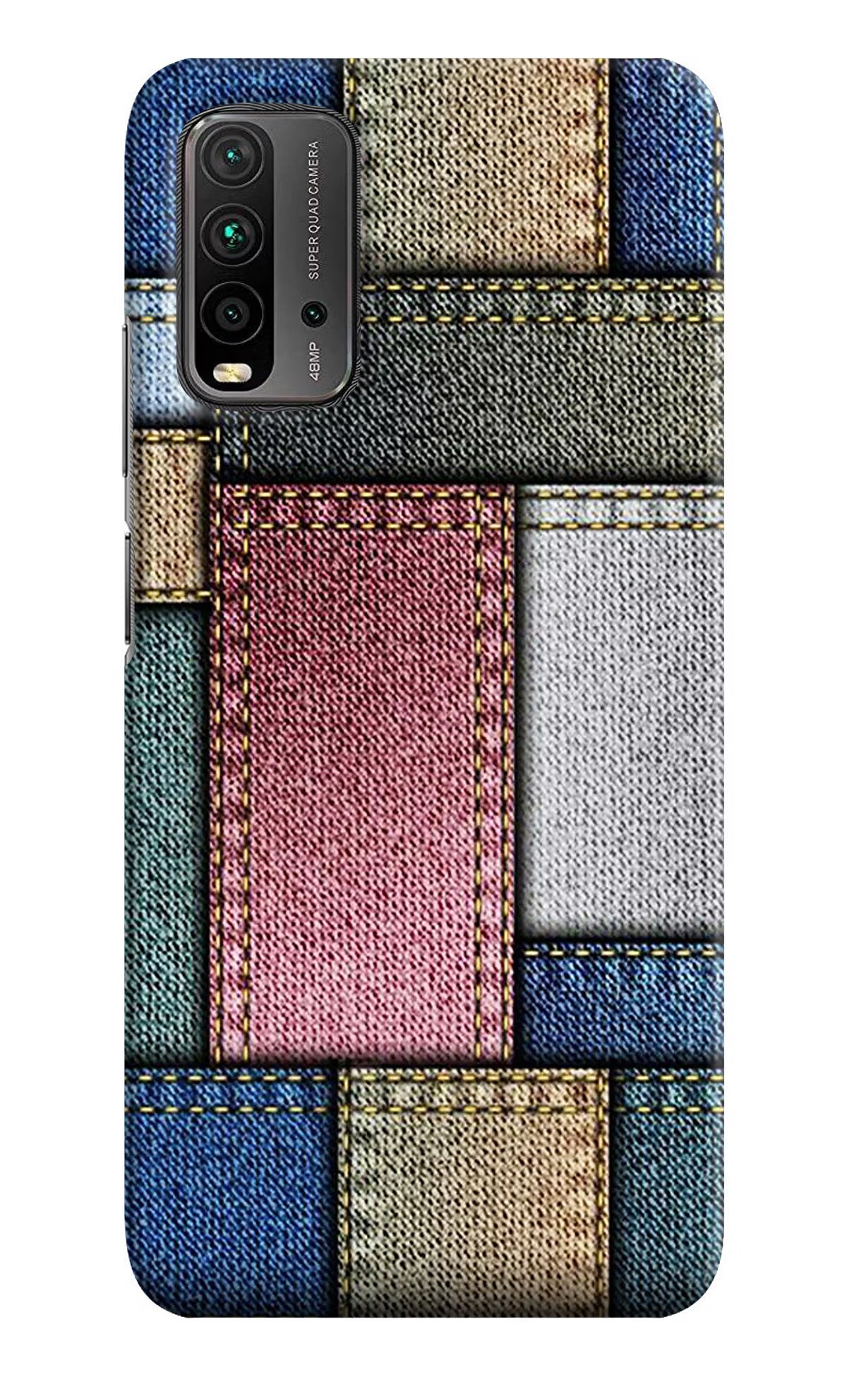 Multicolor Jeans Redmi 9 Power Hard Case Back Cover by Casekaro